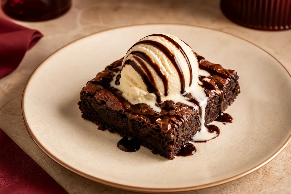 Chocolate Brownie menu dish
